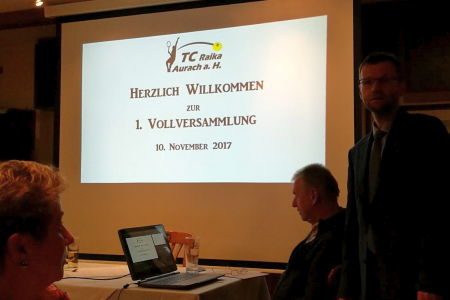 Neugründung TC Raika Aurach am Hongar, 10.11.2017